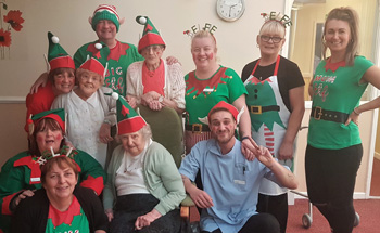 ELF DAY AT CARE HOME